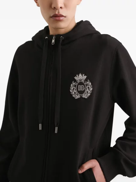 Суичър с качулка Dolce & Gabbana черно