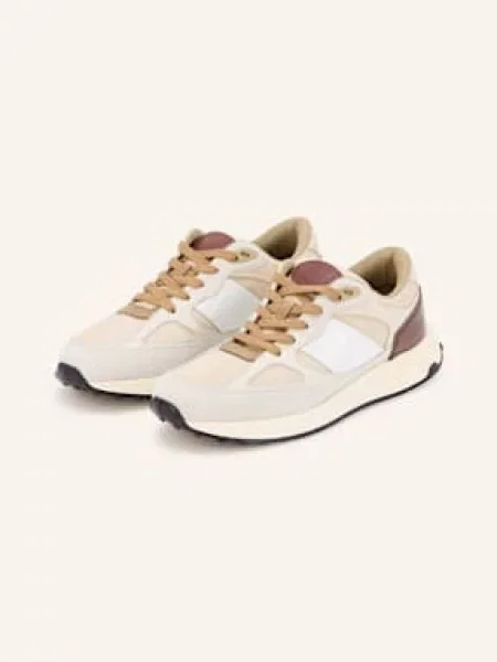 Tod's Sneakersy Running Mid Volume beige beżowe
