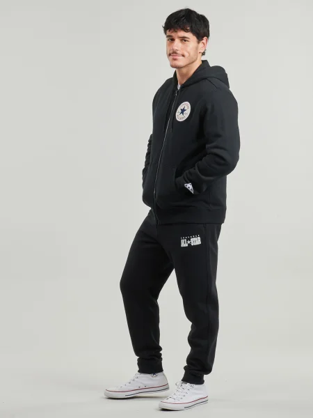 Fleece fleece melegítő felső Converse fekete