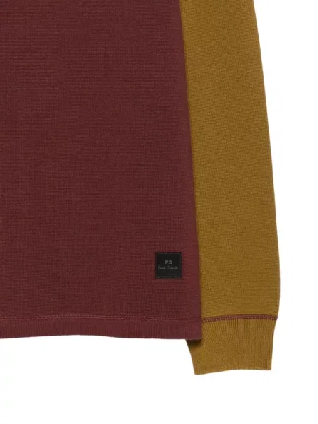Lung tricou polo Ps Paul Smith roșu