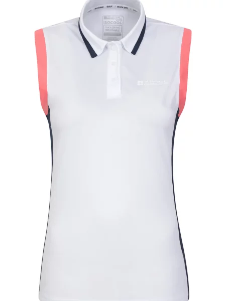 Klasyczna kamizelka polo do golfa White