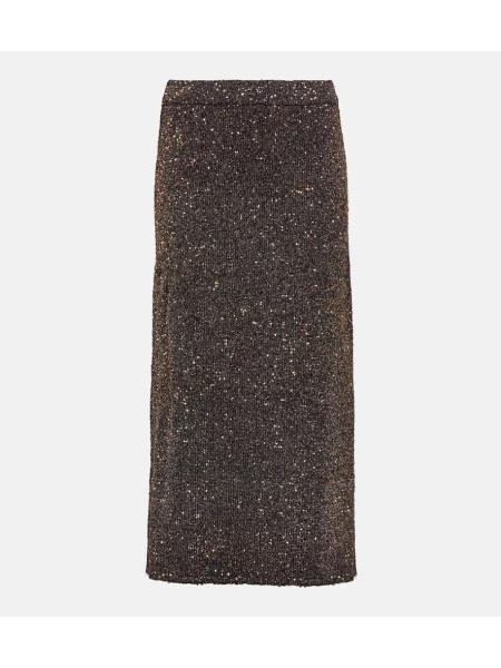 Dzianinowa maksi spódnica maxi Altuzarra czarna