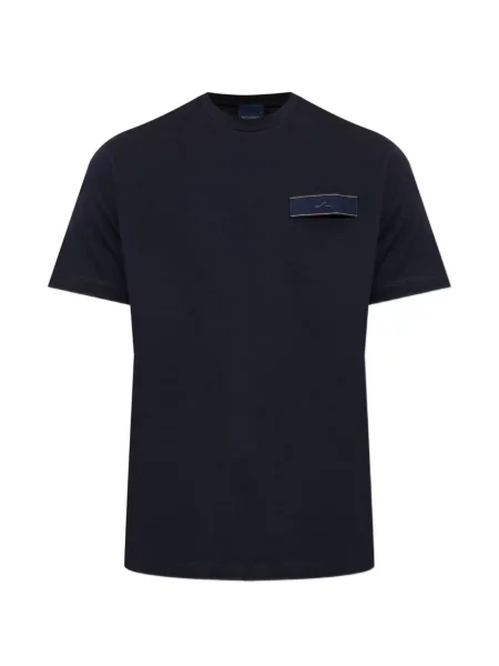 Tricou Paul & Shark cu autograf albastru