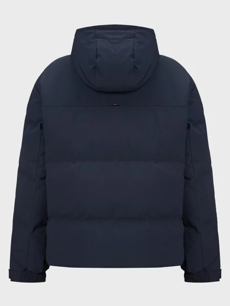 Пуховик Tommy Hilfiger з капюшоном синій