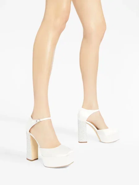 Lodičky Giuseppe Zanotti na platformě bílé