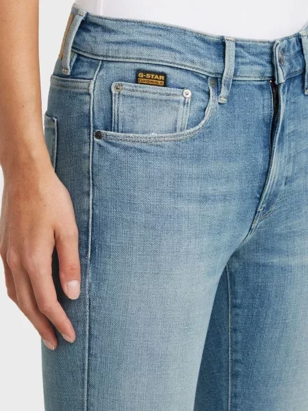Джинси кльош G-star Raw блакитні