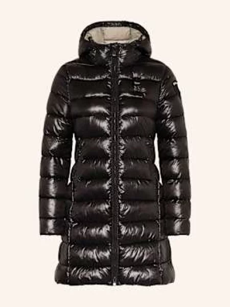 Blauer Płaszcz Pikowany Adelaide schwarz czarny