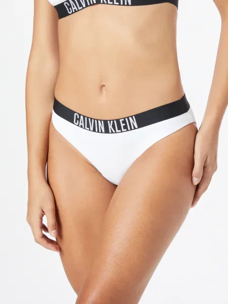 Spodnji del bikini Calvin Klein Swimwear bela