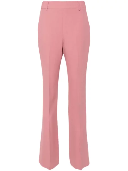 Pantaloni Ermanno Scervino din crep roz