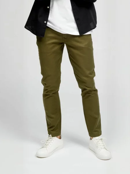 TEESHOPPEN Pantaloni Structure verde