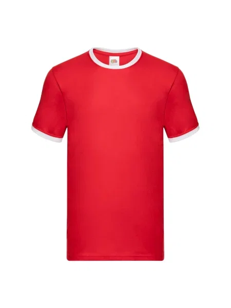 T-shirt Ringer biała