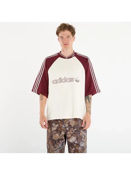 Футболка Adidas Originals из джерси бежевая