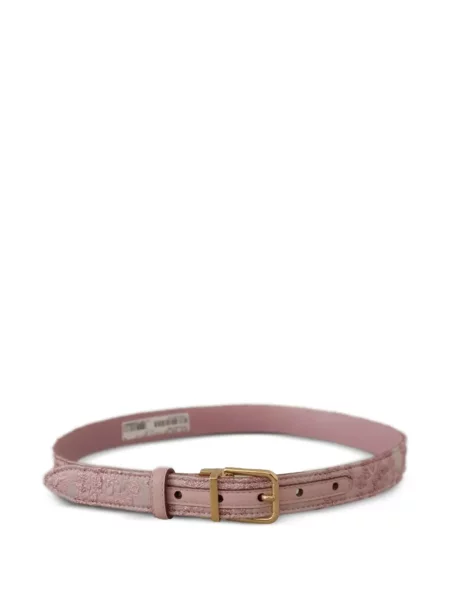 Cu centură curea Dolce & Gabbana din jacard roz