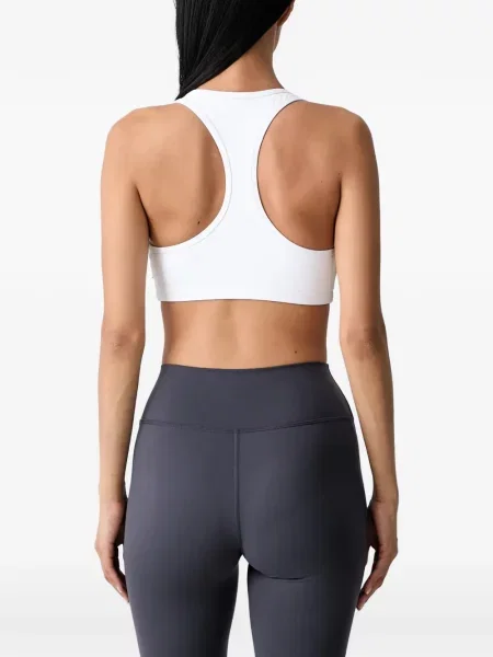 Sutien sport Sporty & Rich cu imagine alb