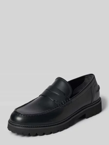 Loafersy HUGO czarne