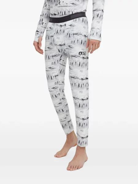 Pantaloni de schi Picture cu imagine alb