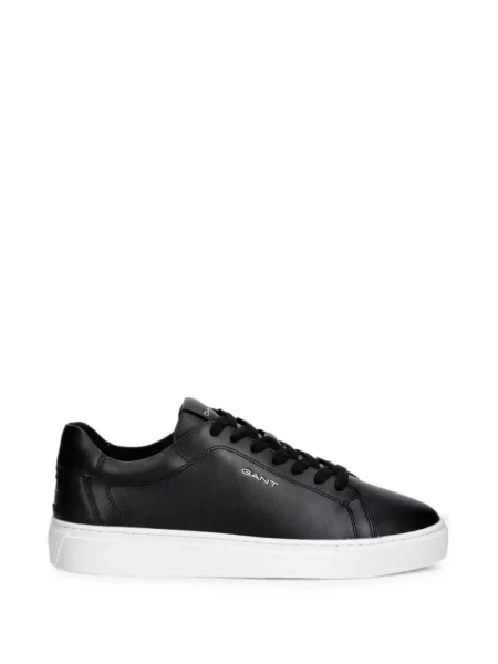 Sneakerși Gant din piele cu imagine negru