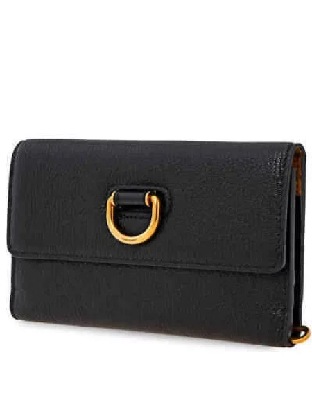 Portfel Burberry skórzany elegancki czarny