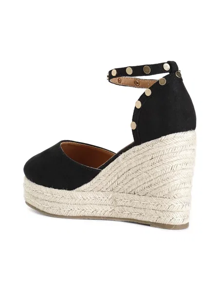 Espadrilky Café Noir čierna