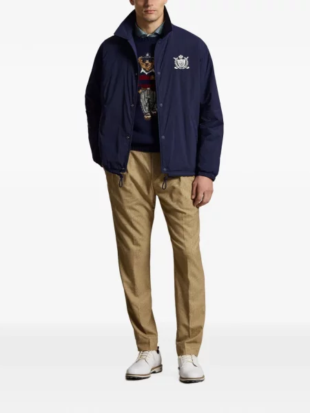Geacă bomber Rlx Ralph Lauren cu imagine albastru