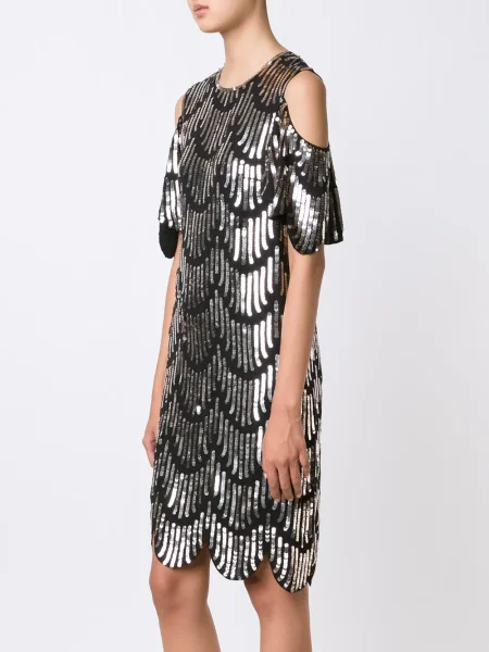 Rochie de cocktail Givenchy cu paiete de costum negru
