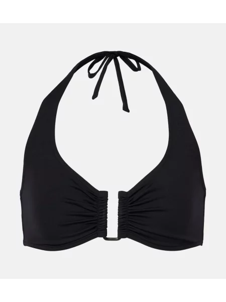 Bikini Eres cu gât halter negru