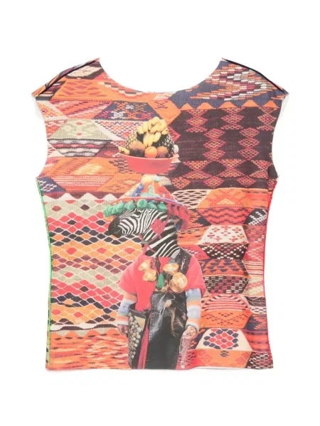 Tricou The Artistylist cu imagine portocaliu