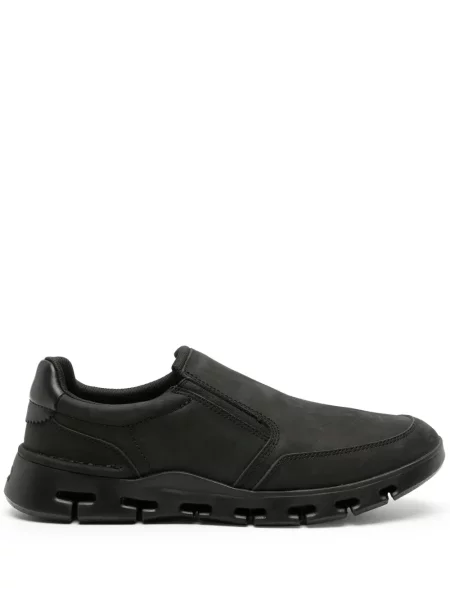 Sneakerși Clarks din piele negru