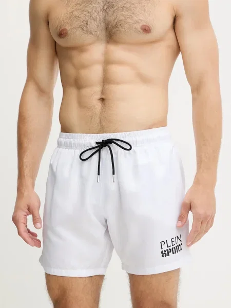 Плувни шорти PLEIN SPORT бяло