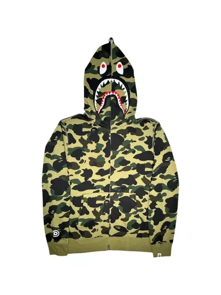 Суичър с качулка A Bathing Ape® зелено