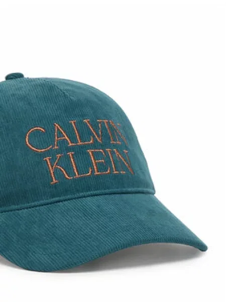 Calvin Klein Kepurė žalsvai / mandarinų mėlyna