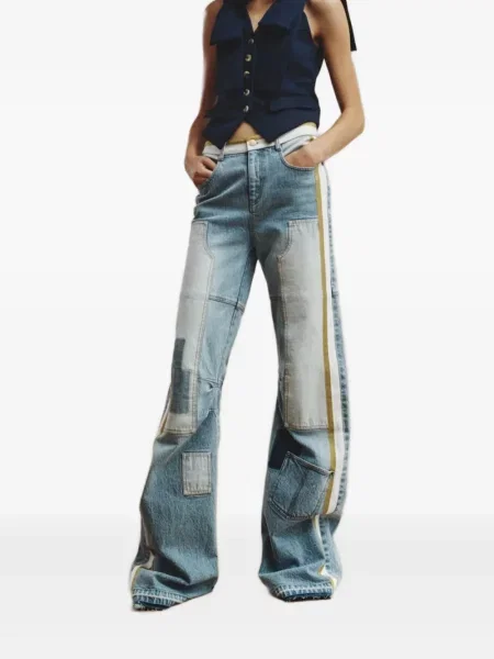 Jeansy Kesi Włoski niebieskie