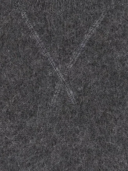 Fular 's Max Mara tricotate gri