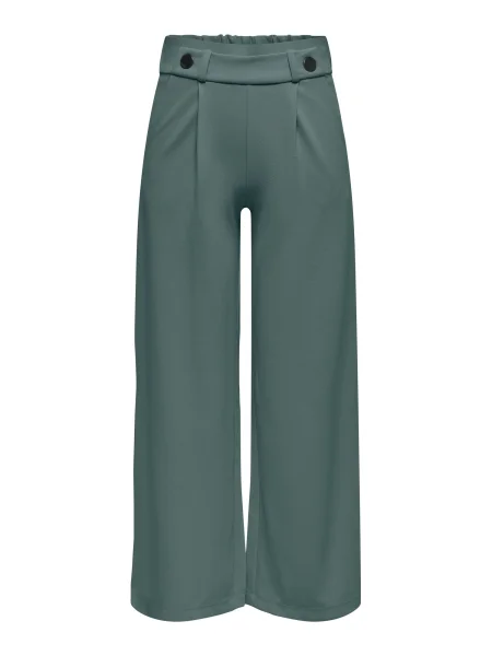 JDY Pantaloni cutați JDYGEGGO pin verde