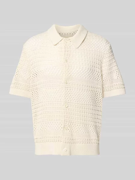 Dzianinowa koszula Jack & Jones Premium biała