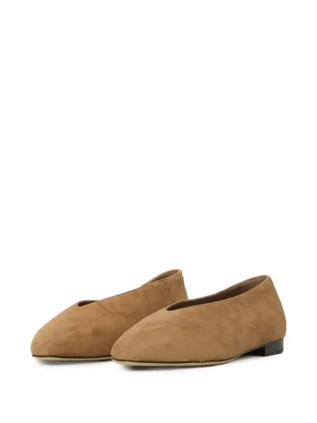 Balerini Jimmy Choo din piele de căprioară fără toc