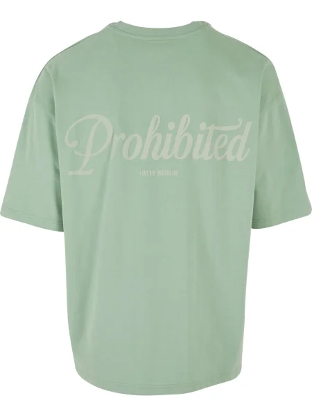 Prohibited Tricou / pastel verde