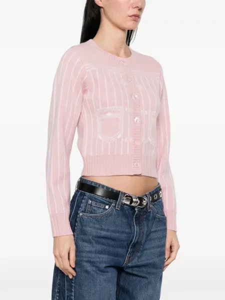 Cardigan Kenzo cu dungi roz