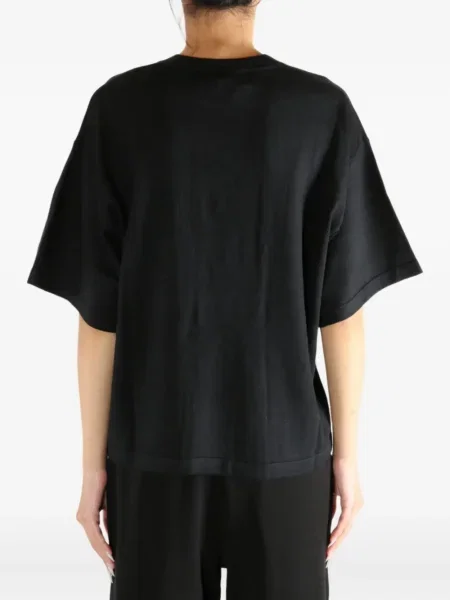 Μεταξωτή μπλούζα Atelier New York μαύρο