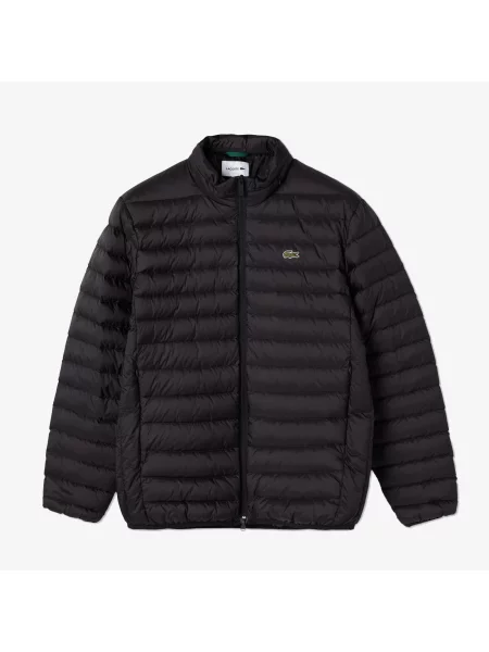 Lacoste Kurtka Ze Stójką Pikowana czarna