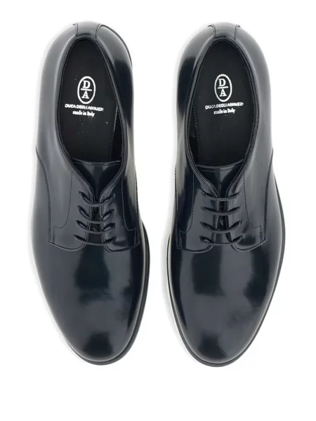 Pantofi derby Duca Heritage din piele negru