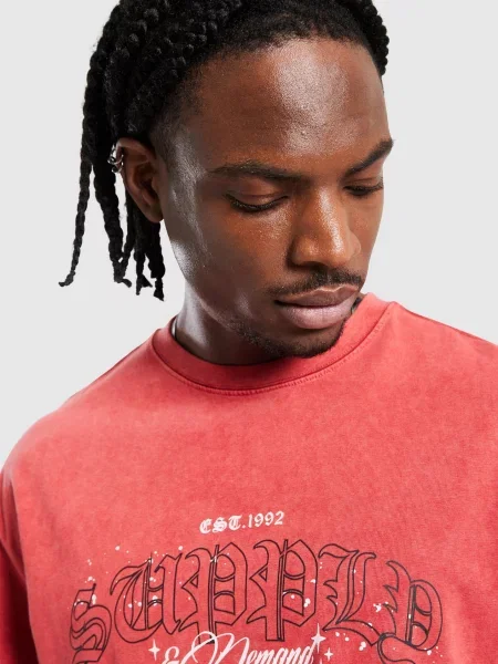 Supply&demand T-Shirt Gamer czerwona