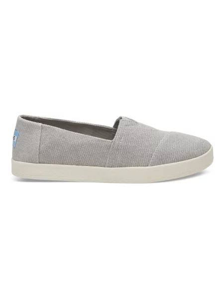 Toms Drizzle Grey Heavy Canvas Kobiety Buty sportowe Toms Size: szary