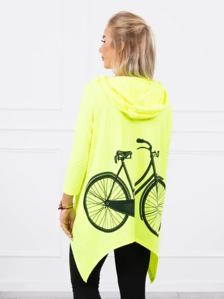 Спортен суичър Kesi с принт жълто