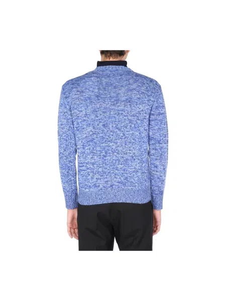 Dzianinowy sweter Ballantyne niebieski