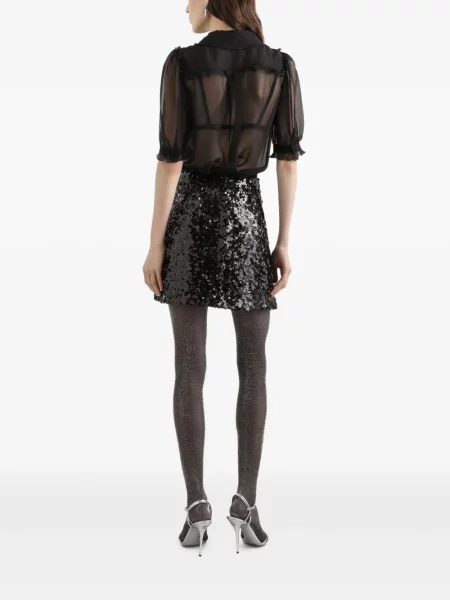 Fusta mini Dolce & Gabbana negru