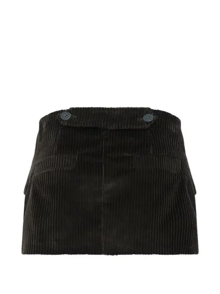 Fustă Vaquera de catifea cord maro