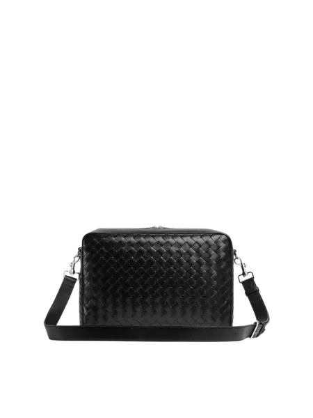 Torebka Bottega Veneta skórzana czarna