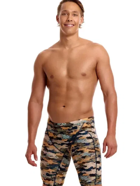 Spodenki do pływania Jammery Funky Trunks Bilko Baby brązowe