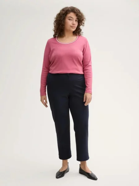 T-SHIRT BLUZKA PLUS SIZE TOM TAILOR 46 różowa